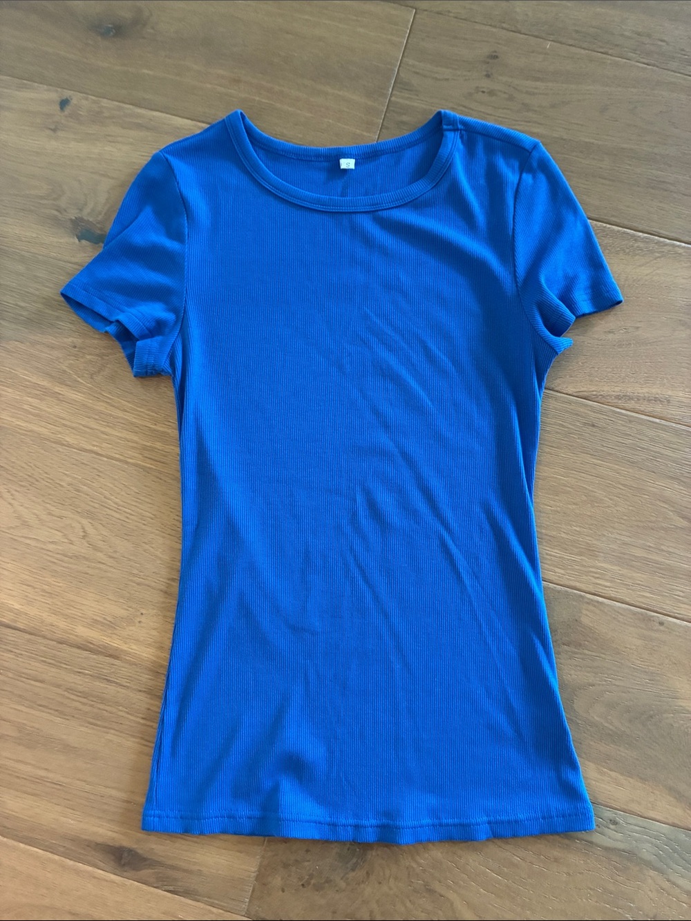 Classic Crew Neck Women's Blue Tee💙